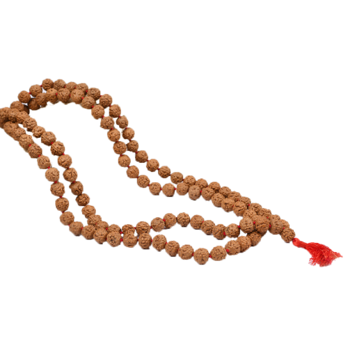 Buy Rudraksha Mala 12mm - Semi Chikna Beads online Rudraksha-Gemstones